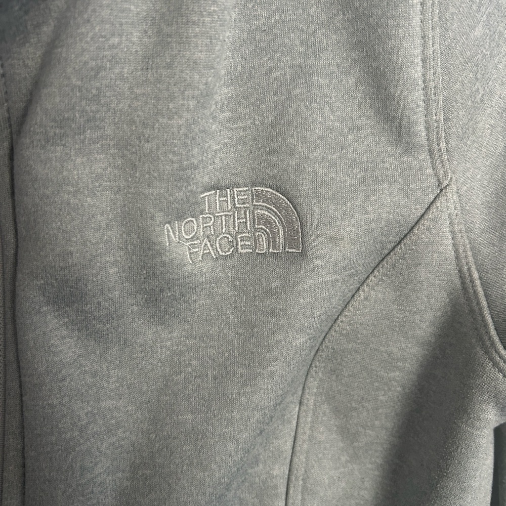 The North Face Fleece Lined Light Gray Jacket Size Small Petite SP - Picture 5 of 12
